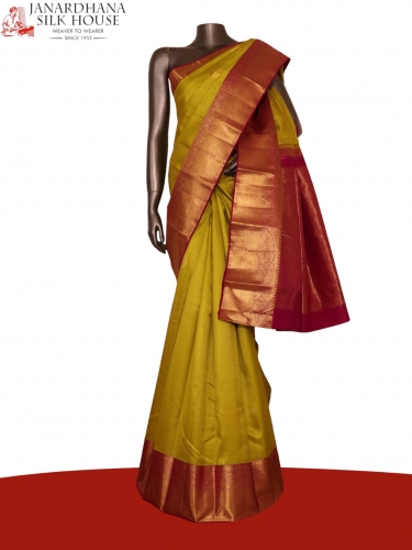 Handloom Wedding Kanjeevaram Silk Saree